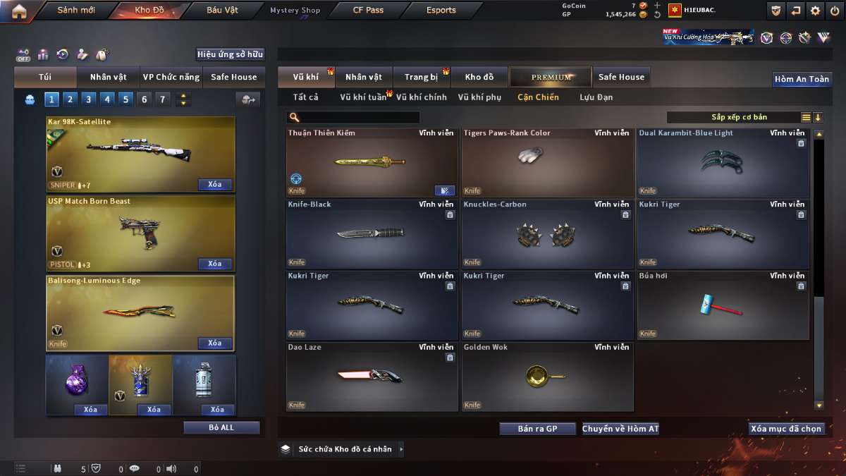 shop acc cf uy tin gia re
